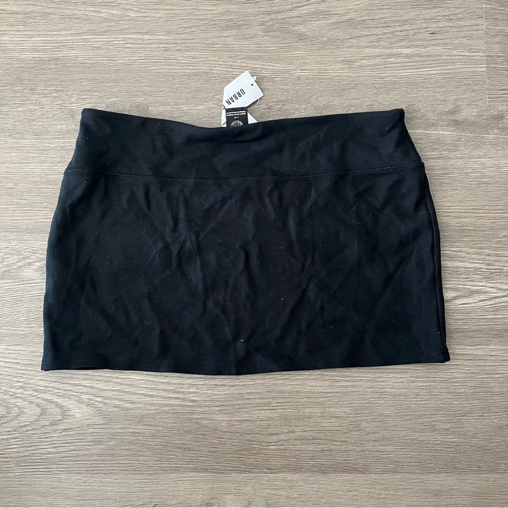 Urban outfitters peachy low rise stretch mini skirt size L